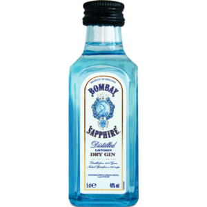 Bombay Sapphire Gin 40% Vol., Pack zu 12 x 10 Flaschen x 5 cl