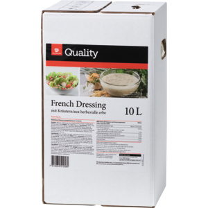 Quality French Dressing mit Kräutern, 10 l Quality French Dressing mit Kräutern, 10 l