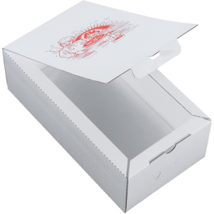 Calzonekarton 30 x 16 x 10 cm Pack zu 100 Stück Calzonekarton 30 x 16 x 10 cm Pack zu 100 Stück