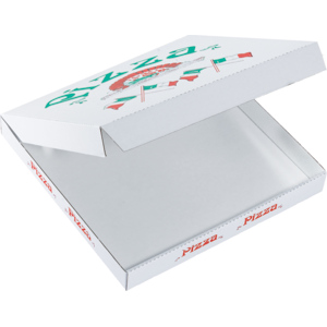 Pizzakarton 40 x 40 x 4 cm unbeschichtet Pack zu 100 Stück Pizzakarton 40 x 40 x 4 cm unbeschichtet Pack zu 100 Stück