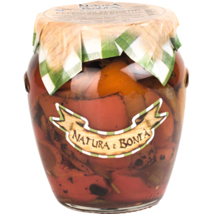 Natura e Bontà Peperoni gegrillt, 550 g Natura e Bontà Peperoni gegrillt, 550 g