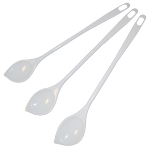 Spitzlöffel 30 cm weiss Blister zu 3 Stück Spitzlöffel 30 cm weiss Blister zu 3 Stück
