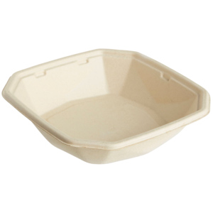 Duni Octabagasse braun, 183 x 183 x 42 mm, 650 ml, Pack zu 50 Stück
