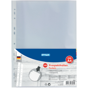 Prospekthüllen A4 Pack zu 100 Stück Prospekthüllen A4 Pack zu 100 Stück