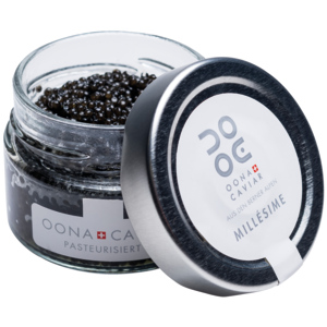 Kaviar Oona Millésime, pasteurisiert, 50 g Kaviar Oona Millésime, pasteurisiert, 50 g
