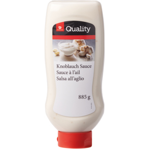 Quality Mayonnaise mit Knoblauch Squeeze, 9 x 885 g