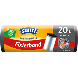 Swirl Müllbeutel, 20 l, Rolle zu 15 Stück Swirl Müllbeutel, 20 l, Rolle zu 15 Stück