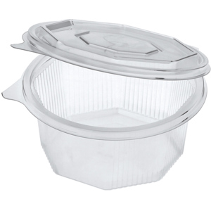 Papstar Verpackungsbecher mit Deckel PP 8 eckig, 750 ml, 6,1 x 13 cm, Pack zu 50 Stück Papstar Verpackungsbecher mit Deckel PP 8 eckig, 750 ml, 6,1 x 13 cm, Pack zu 50 Stück