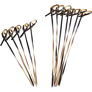 Lunica Fingerfood Spiesse Knot 12 cm schwarz Pack zu 100 Stück