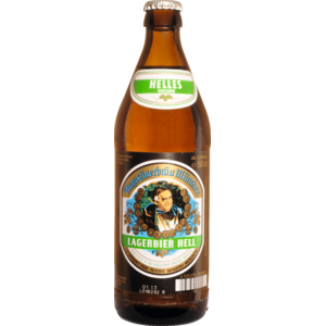 Augustiner hell, Harasse zu 20 Flaschen x 50 cl