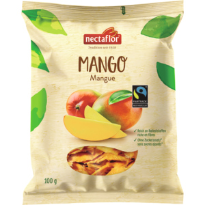 Nectaflor Fairtrade, Max Havelaar, Mango, 100 g Nectaflor Fairtrade, Max Havelaar, Mango, 100 g