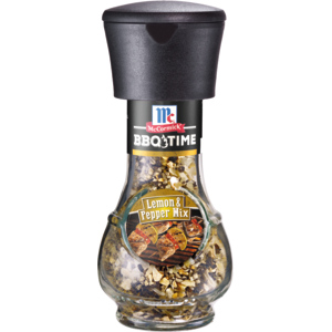 McCormick BBQ Time Mühle Lemon & Pepper, 55 g McCormick BBQ Time Mühle Lemon & Pepper, 55 g
