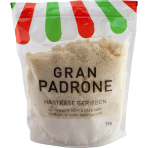 Gran Padrone gerieben, 1 kg Gran Padrone gerieben, 1 kg