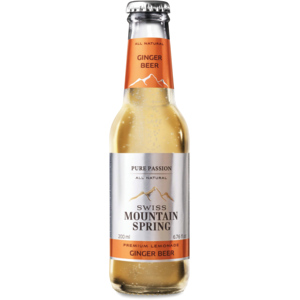Swiss Mountain Spring Ginger Beer, Pack zu 24 Flaschen x 20 cl Swiss Mountain Spring Ginger Beer, Pack zu 24 Flaschen x 20 cl