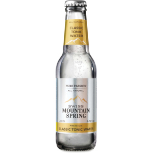 Swiss Mountain Spring Tonic Water classic, Pack zu 24 Flaschen x 20 cl
