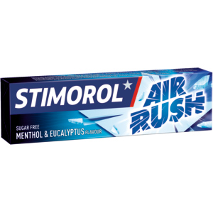 Stimorol Air Rush Menthol & Spearmint, 50 x 14 g Stimorol Air Rush Menthol & Spearmint, 50 x 14 g