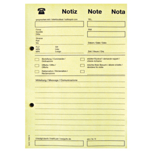 Office Telefonblock A5 gelb Pack zu 5 Stück Office Telefonblock A5 gelb Pack zu 5 Stück