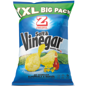 Zweifel Chips Original Salt & Vinegar Big Pack XXL, 380 g