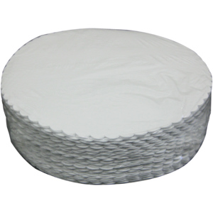 Plattenpapier Ø 23 cm, Pack zu 500 Stück Plattenpapier Ø 23 cm, Pack zu 500 Stück