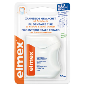 Elmex Zahnseide gewachst, 50 m
