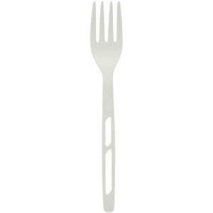 Gabel CPLA, 16,8 cm, weiss, Karton zu 20 x 50 Stück Gabel CPLA, 16,8 cm, weiss, Karton zu 20 x 50 Stück