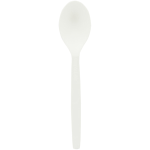 Kaffeelöffel CPLA, 12,5 cm, weiss, Karton zu 40 x 50 Stück Kaffeelöffel CPLA, 12,5 cm, weiss, Karton zu 40 x 50 Stück