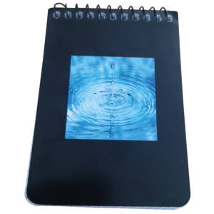 Spiralnotizblock A7 kariert Pack zu 4 x 50 Blatt