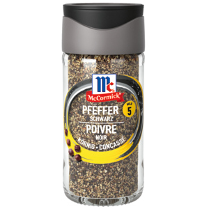 McCormick Pfeffer schwarz Körner, 32 g McCormick Pfeffer schwarz Körner, 32 g