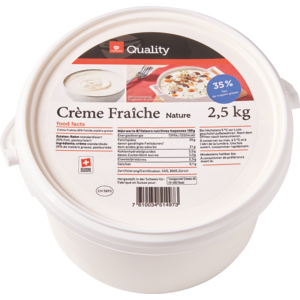 Quality Crème Fraîche, Sauerrahm 35%, 2,5 kg