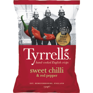 Tyrrells Chips Chilli & Pepper, 150 g Tyrrells Chips Chilli & Pepper, 150 g