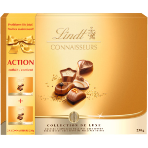 Lindt Connaisseurs Duo, 2 x 230 g