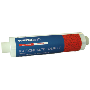 Weitafresh Frischhaltefolie Premium PE Perforiert, 28 x 28 cm x 500 m Weitafresh Frischhaltefolie Premium PE Perforiert, 28 x 28 cm x 500 m