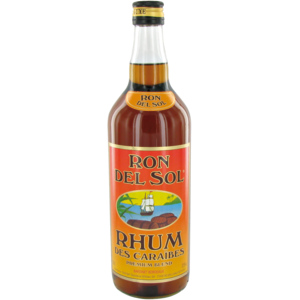 Ron Del Sol Rum 37,5%, 100 cl