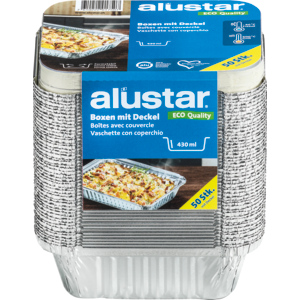 Alustar Alubox ECO mit Deckel 0,4 l Pack zu 50 Stück