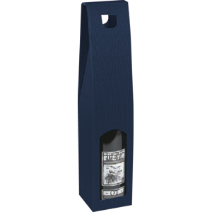 Wein Geschenkverpackung blau 1 Flasche