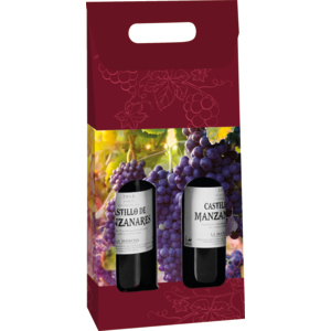 Wein Geschenkverpackung Rotwein 2 Flasche