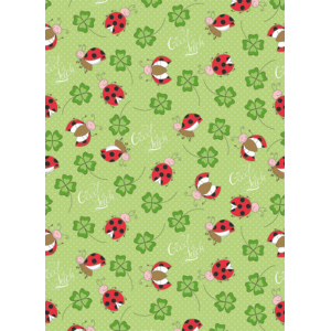 Geschenkpapier 70 cm x 10 m Käfer