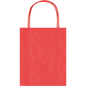 Geschenktaschen 12 x 2,5 x 15 cm rot Pack zu 5 Stück Geschenktaschen 12 x 2,5 x 15 cm rot Pack zu 5 Stück