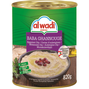 Al Wadi Baba ghannouge, 820 g Al Wadi Baba ghannouge, 820 g