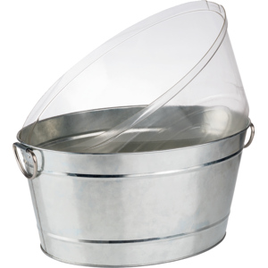 APS Getränkewanne Tin 18 l Metall verzinkt 50 x 32 x 23 cm APS Getränkewanne Tin 18 l Metall verzinkt 50 x 32 x 23 cm
