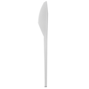 Messer 17,5 cm weiss  Pack zu 100 Stück
