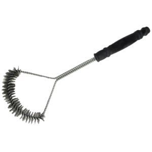 Grillbürste Spirale, 36 cm, Edelstahl mit Kunststoffgriff Grillbürste Spirale, 36 cm, Edelstahl mit Kunststoffgriff