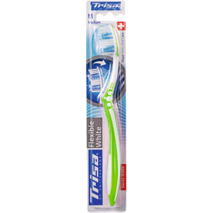 Trisa Zahnbürste Flexible White medium Trisa Zahnbürste Flexible White medium