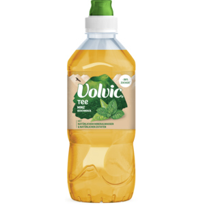 Volvic Grüntee Pfefferminz Sportcap, Pack zu 6 Flaschen x 75 cl