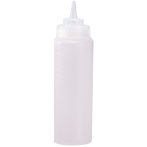 ProChef Dosierflasche, 236 ml, Ø 5 cm, Höhe 17,5 cm, transparent