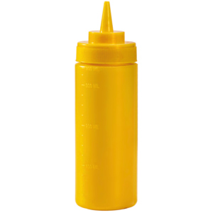 ProChef Dosierflasche 355ml gelb Ø 5,5 cm Höhe 20,6 cm ProChef Dosierflasche 355ml gelb Ø 5,5 cm Höhe 20,6 cm