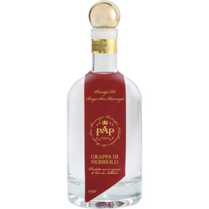 Grappa Aldobrandini Nebbiolo 43% Vol., Karton zu 3 Flaschen x 70 cl Grappa Aldobrandini Nebbiolo 43% Vol., Karton zu 3 Flaschen x 70 cl