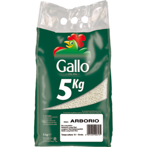 Riso Gallo Arborio, 4 x 5 kg