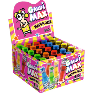 Gaudi Max Happy Mix 17% Vol., Pack zu 25 Portionen x 2 cl Gaudi Max Happy Mix 17% Vol., Pack zu 25 Portionen x 2 cl