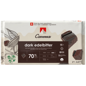 Carma Dark Edelbitter 70%, Couverture dunkel, Block, 6 x 2 kg Carma Dark Edelbitter 70%, Couverture dunkel, Block, 6 x 2 kg